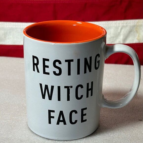 Resting Witch Face  Halloween- Witch's Brew Mug - Picture 1 of 2